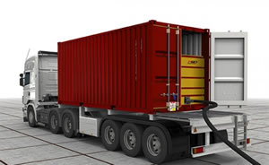 Flex tank container olijfolie voor export.