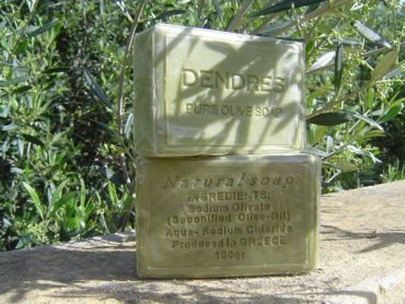 Natural olive soap from Greece